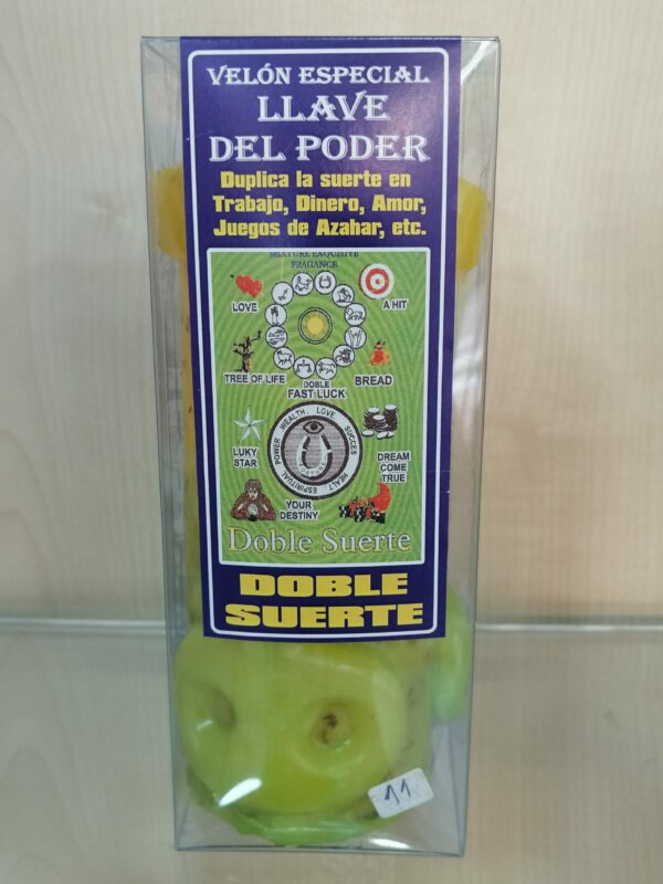 VELÓN ESPECIAL LLAVE DEL PODER DOBLE SUERTE